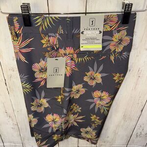 PGA Tour Men's Performance Active Waistband Golf Shorts UPF 50 GRAY Size 30 NWT